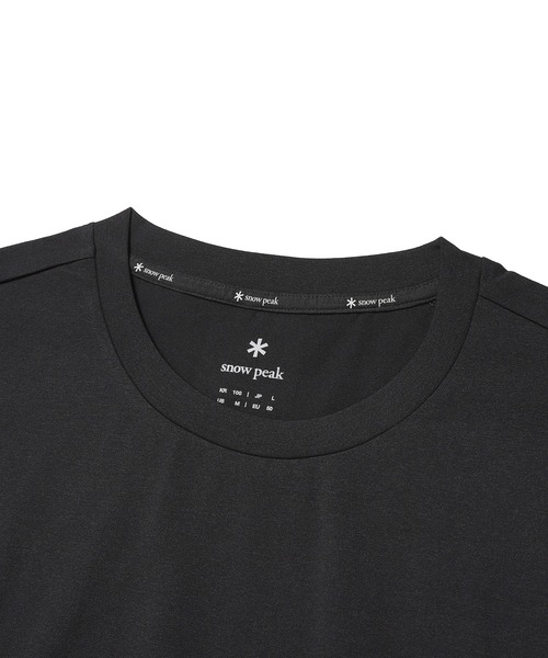 Snow Peak(スノーピーク)の「Snow Peak / Quick-Dry Lettering S/S T-Shirt クイックドライ レタリング S/S Tシャツ 海外限定(Tシャツ/カットソー・メンズ・スミクロ/ホワイト/グレイッシュブルー・M/L/XL/2XL)」の11枚目の写真