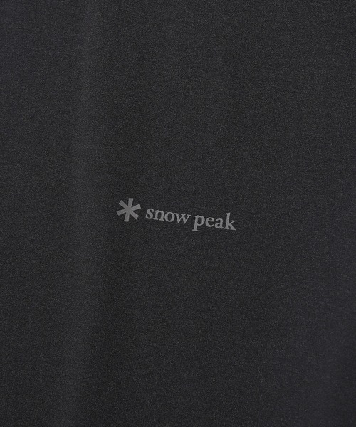 Snow Peak(スノーピーク)の「Snow Peak / Quick-Dry Lettering S/S T-Shirt クイックドライ レタリング S/S Tシャツ 海外限定(Tシャツ/カットソー・メンズ・スミクロ/ホワイト/グレイッシュブルー・M/L/XL/2XL)」の12枚目の写真
