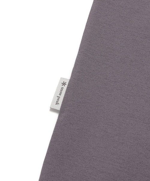 Snow Peak(スノーピーク)の「Snow Peak / Quick-Dry Lettering S/S T-Shirt クイックドライ レタリング S/S Tシャツ 海外限定(Tシャツ/カットソー・メンズ・スミクロ/ホワイト/グレイッシュブルー・M/L/XL/2XL)」の18枚目の写真