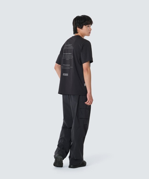 Snow Peak(スノーピーク)の「Snow Peak / Quick-Dry Lettering S/S T-Shirt クイックドライ レタリング S/S Tシャツ 海外限定(Tシャツ/カットソー・メンズ・スミクロ/ホワイト/グレイッシュブルー・M/L/XL/2XL)」の10枚目の写真