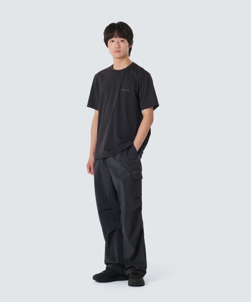 Snow Peak(スノーピーク)の「Snow Peak / Quick-Dry Lettering S/S T-Shirt クイックドライ レタリング S/S Tシャツ 海外限定(Tシャツ/カットソー・メンズ・スミクロ/ホワイト/グレイッシュブルー・M/L/XL/2XL)」の11枚目の写真