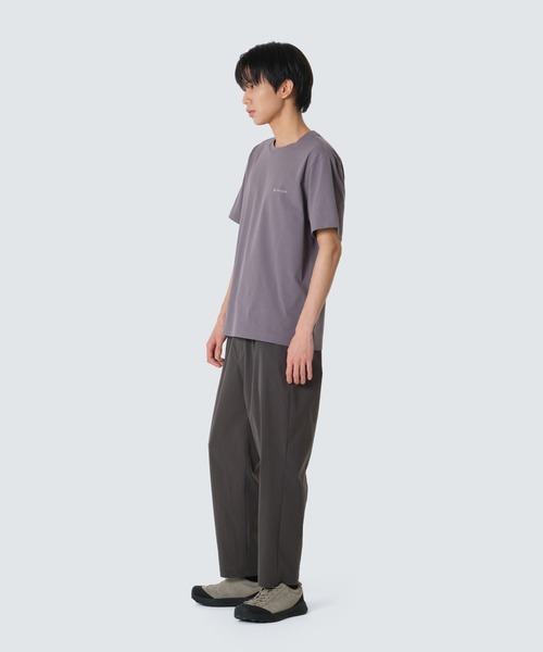 Snow Peak(スノーピーク)の「Snow Peak / Quick-Dry Lettering S/S T-Shirt クイックドライ レタリング S/S Tシャツ 海外限定(Tシャツ/カットソー・メンズ・スミクロ/ホワイト/グレイッシュブルー・M/L/XL/2XL)」の9枚目の写真