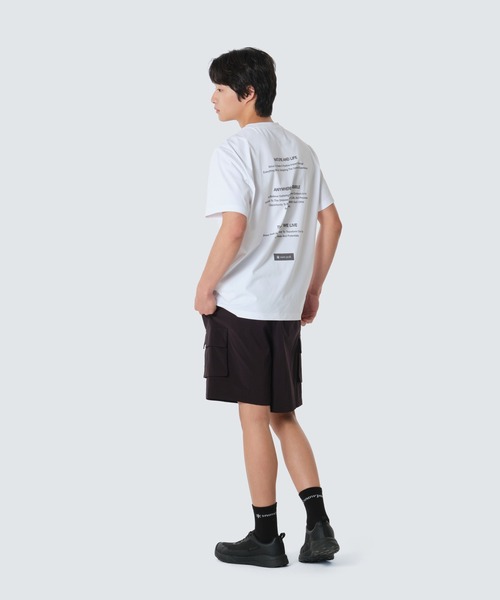 Snow Peak(スノーピーク)の「Snow Peak / Quick-Dry Lettering S/S T-Shirt クイックドライ レタリング S/S Tシャツ 海外限定(Tシャツ/カットソー・メンズ・スミクロ/ホワイト/グレイッシュブルー・M/L/XL/2XL)」の12枚目の写真