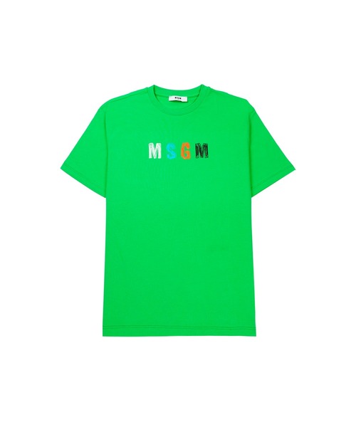セール】MSGM KIDS タイポグラフィ Mwave ロゴTシャツ（Tシャツ