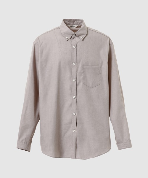 DIGAWEL(ディガウェル)の「Buttondown shirt(シャツ/ブラウス・メンズ・クリーム/ベージュ/グリーン・2)」の1枚目の写真