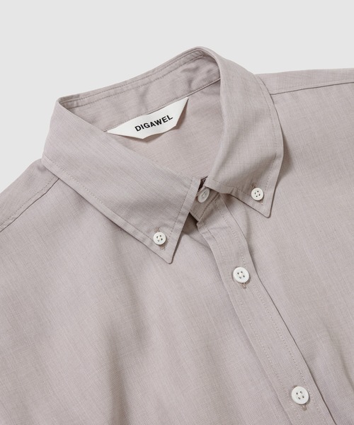 DIGAWEL(ディガウェル)の「Buttondown shirt(シャツ/ブラウス・メンズ・クリーム/ベージュ/グリーン・2)」の5枚目の写真