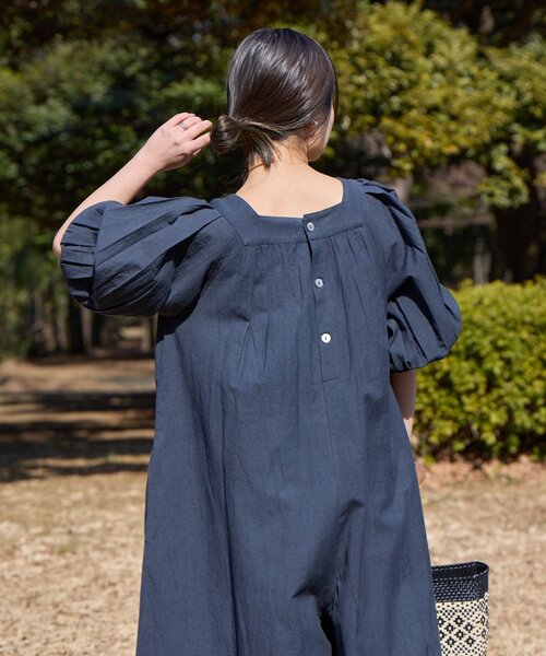 CIAOPANIC TYPY(チャオパニックティピー)の「【Aguni】綿麻裾刺繍サロペット(サロペット/オーバーオール・レディース・ブラック/アイボリー・ONE SIZE)」の16枚目の写真