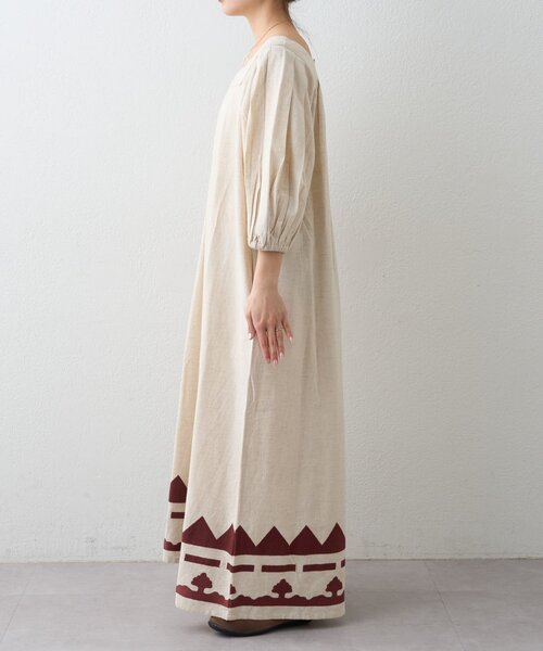 CIAOPANIC TYPY(チャオパニックティピー)の「【Aguni】綿麻裾刺繍サロペット(サロペット/オーバーオール・レディース・ブラック/アイボリー・ONE SIZE)」の19枚目の写真