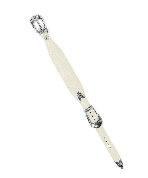 TOGA PULLA(トーガ プルラ)の「【TOGA TOO/トーガトゥー】Narrow double buckle bangle/ナローダブルバックルバングル(バングル/リストバンド・レディース・パープル/イエロー/ブラック・FREE)」の13枚目の写真