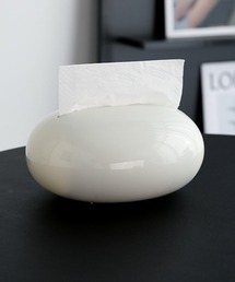 Fun & Daily（ファンアンドデイリー）の「F&D : ラウンドティッシュボックス（インテリア雑貨）」