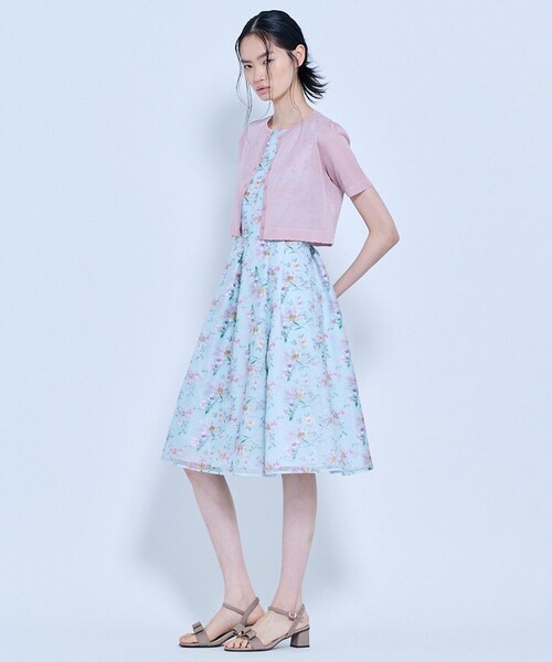 TOCCA(トッカ)の「SHEER JEWEL KNIT シアーニットカーディガン(カーディガン/ボレロ・レディース・ライラック系/オールドローズ系/ブラウン系・MEDIUM/SMALL)」の7枚目の写真