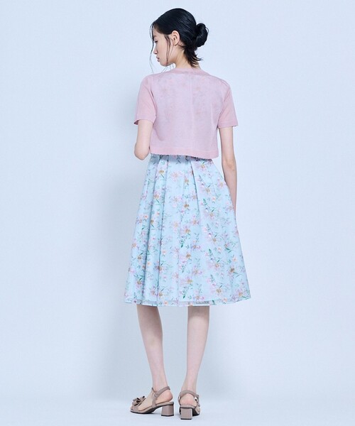 TOCCA(トッカ)の「SHEER JEWEL KNIT シアーニットカーディガン(カーディガン/ボレロ・レディース・ライラック系/オールドローズ系/ブラウン系・MEDIUM/SMALL)」の8枚目の写真