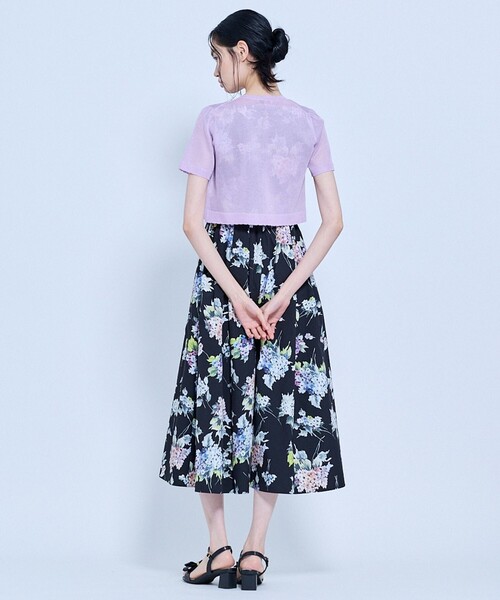 TOCCA(トッカ)の「SHEER JEWEL KNIT シアーニットカーディガン(カーディガン/ボレロ・レディース・ライラック系/オールドローズ系/ブラウン系・MEDIUM/SMALL)」の14枚目の写真