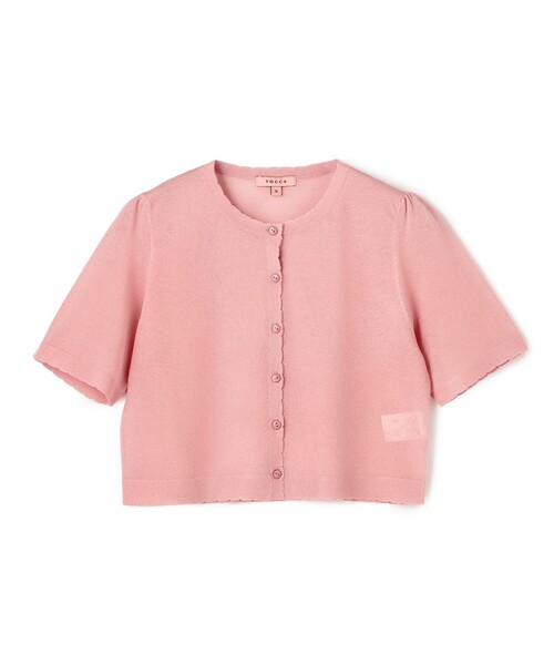TOCCA(トッカ)の「SHEER JEWEL KNIT シアーニットカーディガン(カーディガン/ボレロ・レディース・ライラック系/オールドローズ系/ブラウン系・MEDIUM/SMALL)」の15枚目の写真