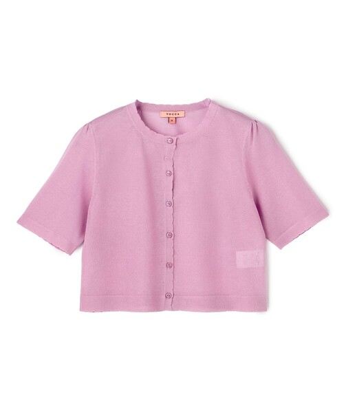 TOCCA(トッカ)の「SHEER JEWEL KNIT シアーニットカーディガン(カーディガン/ボレロ・レディース・ライラック系/オールドローズ系/ブラウン系・MEDIUM/SMALL)」の17枚目の写真