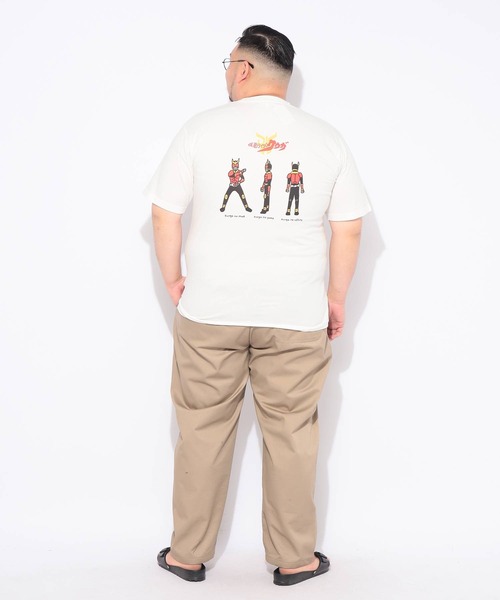 SAKAZEN(サカゼン)の「Tシャツ 半袖 メンズ 大きいサイズ 仮面ライダー クウガ ポケット クルーネック カットソー 仮面ライダー (カメンライダー)(Tシャツ/カットソー・メンズ・ダークグレー/ホワイト・5L/3L/4L)」の8枚目の写真