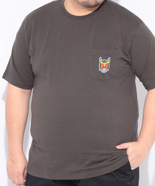 SAKAZEN(サカゼン)の「Tシャツ 半袖 メンズ 大きいサイズ 仮面ライダー クウガ ポケット クルーネック カットソー 仮面ライダー (カメンライダー)(Tシャツ/カットソー・メンズ・ダークグレー/ホワイト・5L/3L/4L)」の14枚目の写真