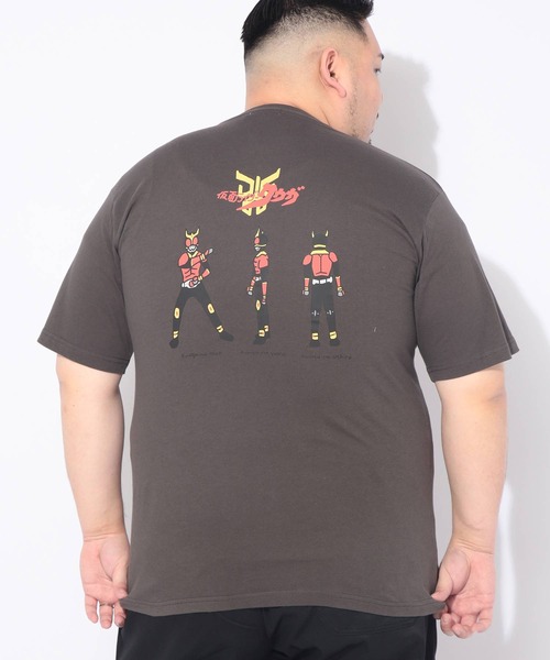 SAKAZEN(サカゼン)の「Tシャツ 半袖 メンズ 大きいサイズ 仮面ライダー クウガ ポケット クルーネック カットソー 仮面ライダー (カメンライダー)(Tシャツ/カットソー・メンズ・ダークグレー/ホワイト・5L/3L/4L)」の11枚目の写真