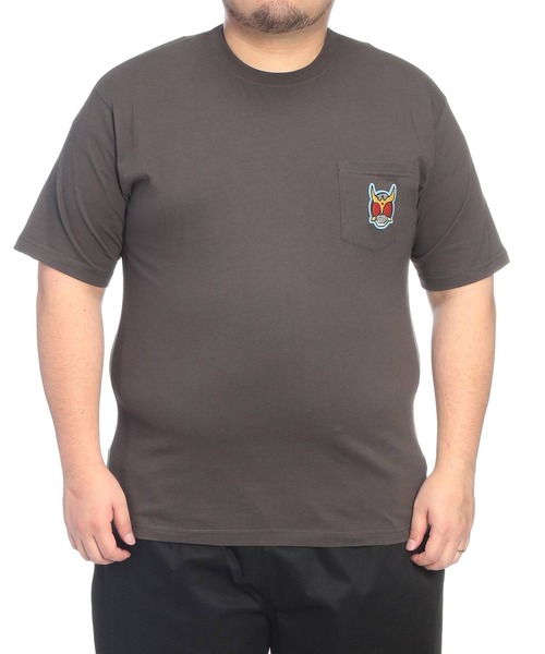 SAKAZEN(サカゼン)の「Tシャツ 半袖 メンズ 大きいサイズ 仮面ライダー クウガ ポケット クルーネック カットソー 仮面ライダー (カメンライダー)(Tシャツ/カットソー・メンズ・ダークグレー/ホワイト・5L/3L/4L)」の16枚目の写真