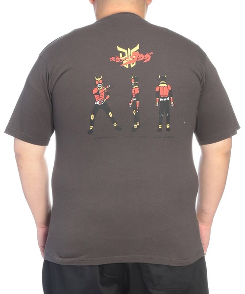 SAKAZEN(サカゼン)の「Tシャツ 半袖 メンズ 大きいサイズ 仮面ライダー クウガ ポケット クルーネック カットソー 仮面ライダー (カメンライダー)(Tシャツ/カットソー・メンズ・ダークグレー/ホワイト・5L/3L/4L)」の18枚目の写真