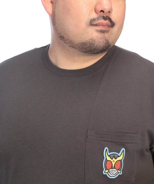 SAKAZEN(サカゼン)の「Tシャツ 半袖 メンズ 大きいサイズ 仮面ライダー クウガ ポケット クルーネック カットソー 仮面ライダー (カメンライダー)(Tシャツ/カットソー・メンズ・ダークグレー/ホワイト・5L/3L/4L)」の19枚目の写真