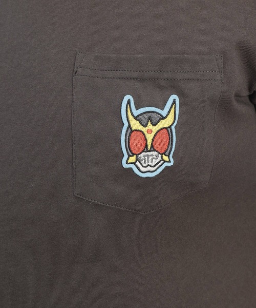 SAKAZEN(サカゼン)の「Tシャツ 半袖 メンズ 大きいサイズ 仮面ライダー クウガ ポケット クルーネック カットソー 仮面ライダー (カメンライダー)(Tシャツ/カットソー・メンズ・ダークグレー/ホワイト・5L/3L/4L)」の20枚目の写真