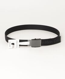CALVIN KLEIN カルバンクライン 35MM JACQUARD WEB BELT ckロゴ ジャガードウェビングベルト 無段階調整