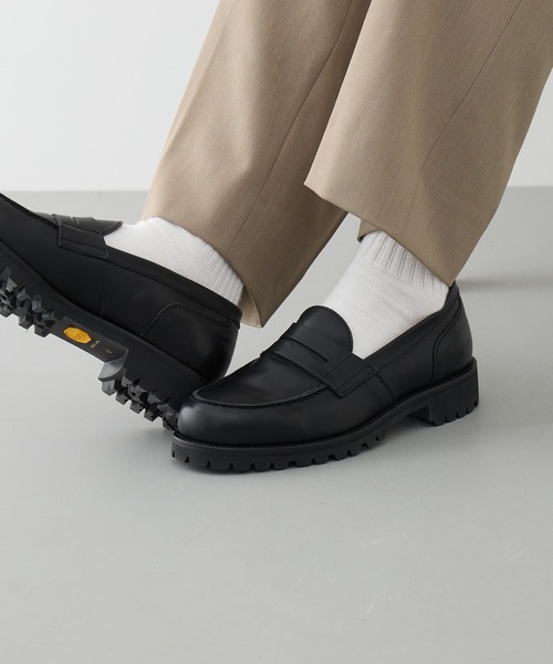 PADRONE（パドローネ）の「【PADRONE】ローファー TK8587-2301-26B（ローファー・メンズ・ブラック・42/41/40）」の3枚目の写真