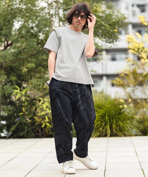 CAMBIO（カンビオ）の「mp14961- Sprayed Balloon Sweat Pants スウェットパンツ(CAM26SS-017)（スウェットパンツ・メンズ・ブラック/ベージュ・L/M/S）」の10枚目の写真
