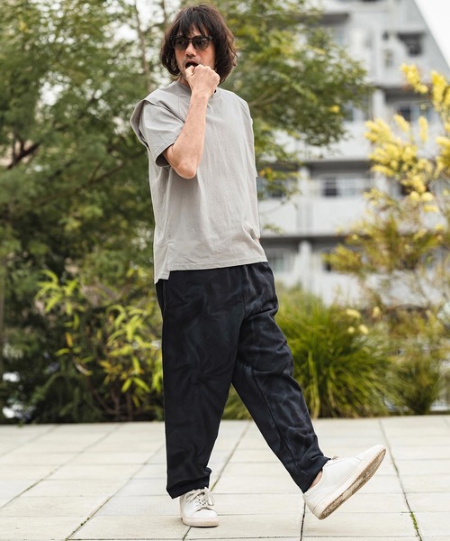 CAMBIO（カンビオ）の「mp14961- Sprayed Balloon Sweat Pants スウェットパンツ(CAM26SS-017)（スウェットパンツ・メンズ・ブラック/ベージュ・L/M/S）」の11枚目の写真