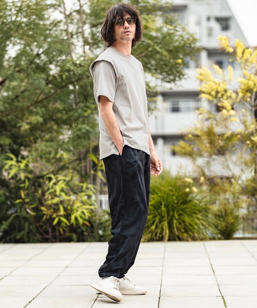 CAMBIO（カンビオ）の「mp14961- Sprayed Balloon Sweat Pants スウェットパンツ(CAM26SS-017)（スウェットパンツ・メンズ・ブラック/ベージュ・L/M/S）」の12枚目の写真