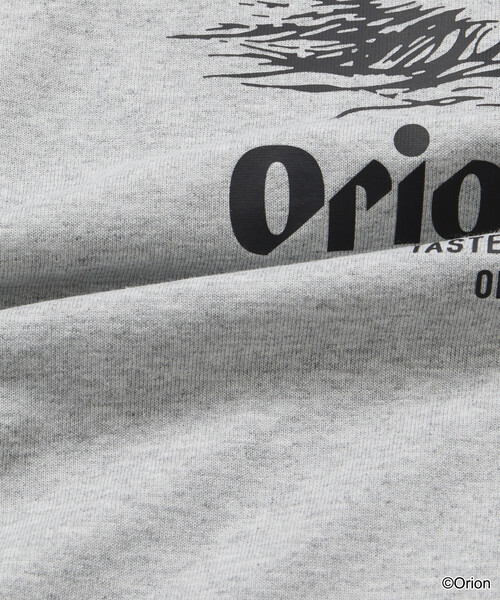 KAVU(カブー)の「KAVU/カブー 限定展開 KAVU×ORION 別注 ビッグシルエット アニマルバックプリント クルーネック Tシャツ / ラッコ / ビール(Tシャツ/カットソー・メンズ・杢グレー/ベージュ/ホワイト/ブラック・SMALL/LARGE/MEDIUM)」の17枚目の写真