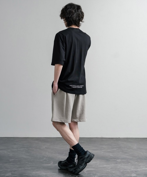THE NORTH FACE（ザノースフェイス）の「THE NORTH FACE ザ・ノースフェイス M SIMPLE DOME LIGHT REGULAR SHORTS レギュラーフィットスウェットショートパンツ（スウェットパンツ・メンズ・ネイビー/ベージュ/ブラック・M/S/XL/L）」の14枚目の写真