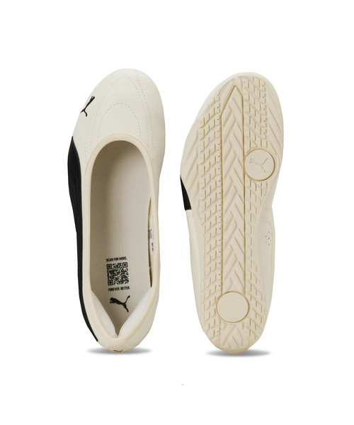 PUMA（プーマ）の「PUMA プーマ ウィメンズ プーマ キャッチ ソレイユ バレリーナ スニーカー（バレエシューズ・レディース・ブラック×ホワイト/ホワイト系その他/ブラック・25.0cm/24.0cm/23.5cm/24.5cm/23.0cm/22.5cm/25.5cm/22.0cm）」の6枚目の写真