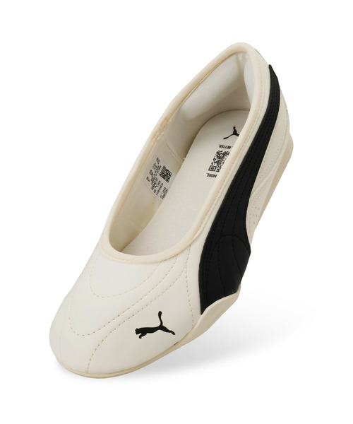 PUMA（プーマ）の「PUMA プーマ ウィメンズ プーマ キャッチ ソレイユ バレリーナ スニーカー（バレエシューズ・レディース・ブラック×ホワイト/ホワイト系その他/ブラック・25.0cm/24.0cm/23.5cm/24.5cm/23.0cm/22.5cm/25.5cm/22.0cm）」の8枚目の写真