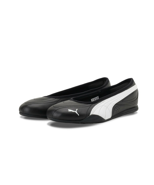 PUMA（プーマ）の「PUMA プーマ ウィメンズ プーマ キャッチ ソレイユ バレリーナ スニーカー（バレエシューズ・レディース・ブラック×ホワイト/ホワイト系その他/ブラック・25.0cm/24.0cm/23.5cm/24.5cm/23.0cm/22.5cm/25.5cm/22.0cm）」の14枚目の写真