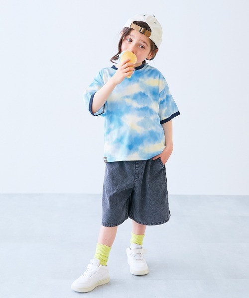 devirock(デビロック)の「デビロック×【アイス】 涼感 サラッとメッシュ フレーバー風タイダイプリント 半袖Tシャツ(Tシャツ/カットソー・キッズ・ブルー系/パープル系/ピンク系/グリーン系・160cm/150cm/140cm/130cm/120cm/110cm/100cm)」の8枚目の写真