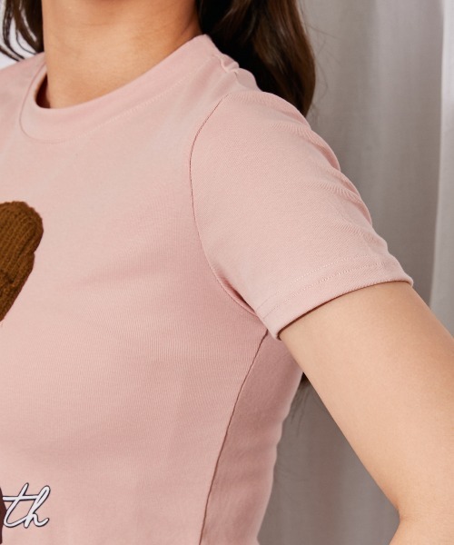 GORGE(ゴージ)の「《帽子女の子キャラ》立体デザインTシャツ/ストリート×Y2K/春夏/全3色(Tシャツ/カットソー・レディース・ブラック/オフホワイト/ピンク・F)」の17枚目の写真