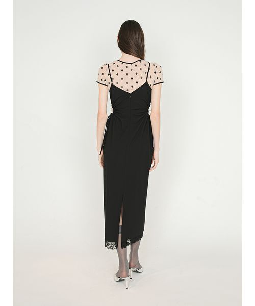 SORIN(ソリン )の「Circle Cut Lace Cami Dress/サークルカット レースキャミドレス(ワンピース・レディース・グレー/ブラック/ベージュ・36/38)」の7枚目の写真