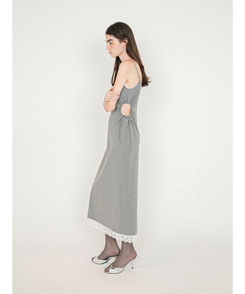 SORIN(ソリン )の「Circle Cut Lace Cami Dress/サークルカット レースキャミドレス(ワンピース・レディース・グレー/ブラック/ベージュ・36/38)」の13枚目の写真