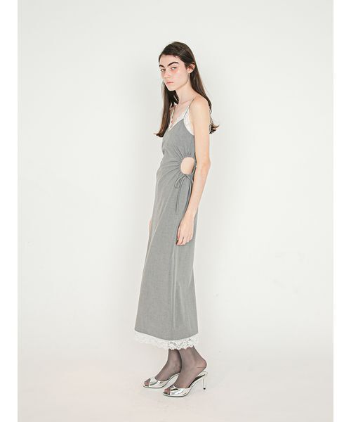 SORIN(ソリン )の「Circle Cut Lace Cami Dress/サークルカット レースキャミドレス(ワンピース・レディース・グレー/ブラック/ベージュ・36/38)」の14枚目の写真