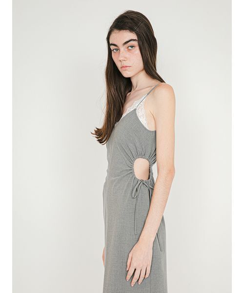 SORIN(ソリン )の「Circle Cut Lace Cami Dress/サークルカット レースキャミドレス(ワンピース・レディース・グレー/ブラック/ベージュ・36/38)」の16枚目の写真