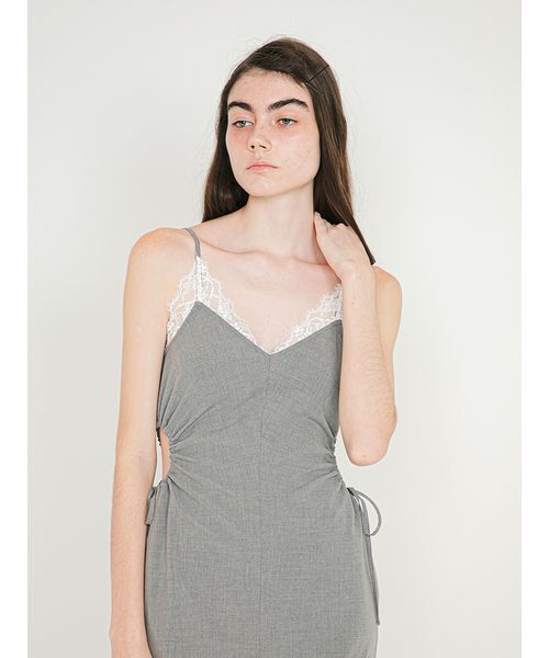 SORIN(ソリン )の「Circle Cut Lace Cami Dress/サークルカット レースキャミドレス(ワンピース・レディース・グレー/ブラック/ベージュ・36/38)」の17枚目の写真