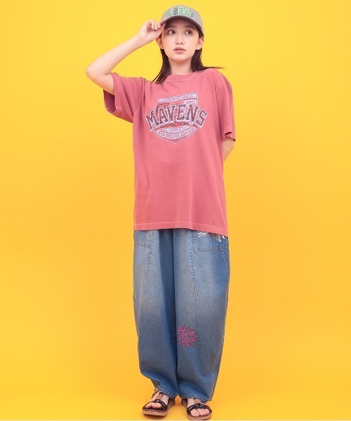 チチカカ(チチカカ)の「Orale! 刺繍コクーンデニムパンツ(その他パンツ・レディース・ライトブルー/ブルー/ブラック・FREE)」の6枚目の写真