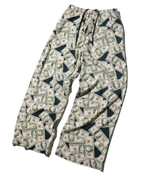 TOWNCRAFT(タウンクラフト)の「TOWNCRAFT / タウンクラフト PRINTED BAGGY PANTS 総柄 イージー バギーパンツ(その他パンツ・メンズ・その他1/その他2/その他3/ブラック・MEDIUM/LARGE/SMALL)」の4枚目の写真