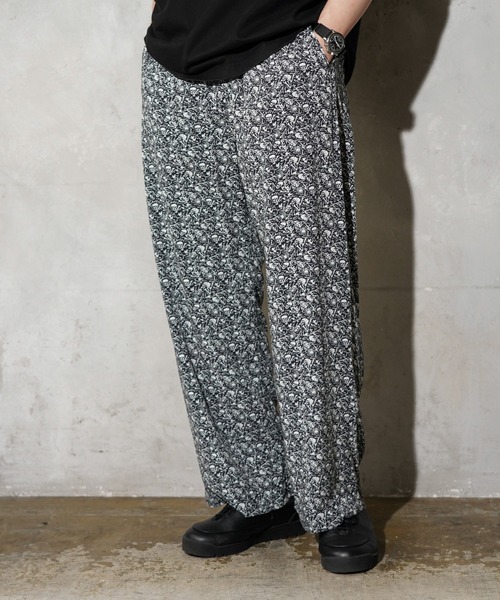 TOWNCRAFT(タウンクラフト)の「TOWNCRAFT / タウンクラフト PRINTED BAGGY PANTS 総柄 イージー バギーパンツ(その他パンツ・メンズ・その他1/その他2/その他3/ブラック・MEDIUM/LARGE/SMALL)」の12枚目の写真