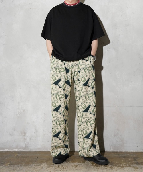TOWNCRAFT(タウンクラフト)の「TOWNCRAFT / タウンクラフト PRINTED BAGGY PANTS 総柄 イージー バギーパンツ(その他パンツ・メンズ・その他1/その他2/その他3/ブラック・MEDIUM/LARGE/SMALL)」の15枚目の写真