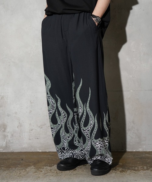 TOWNCRAFT(タウンクラフト)の「TOWNCRAFT / タウンクラフト PRINTED BAGGY PANTS 総柄 イージー バギーパンツ(その他パンツ・メンズ・その他1/その他2/その他3/ブラック・MEDIUM/LARGE/SMALL)」の16枚目の写真