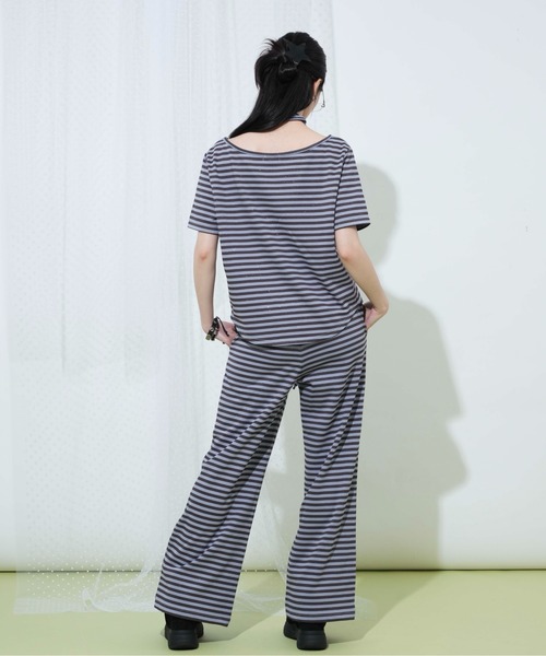sedacle girl(セダクルガール)の「グリッターオフショルTEE(Tシャツ/カットソー・レディース・チャコールグレー/ブラック/ライトブルー・SMALL/MEDIUM)」の11枚目の写真