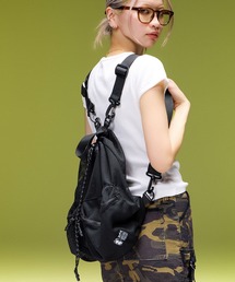 X-girl | FACE LABEL 2WAY MESH KNAPSACK(バックパック/リュック)